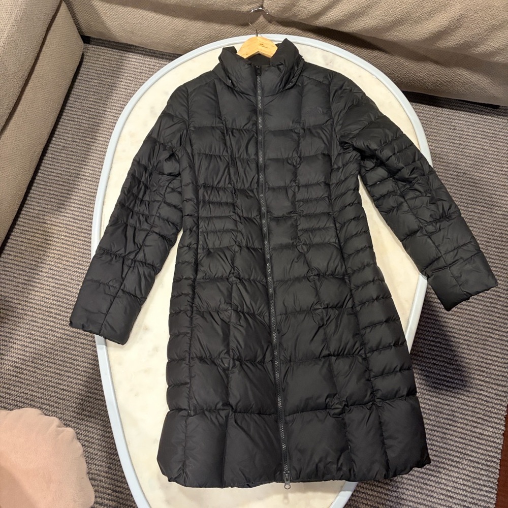 The North Face Puffer Parka Coat Black women’s Small No Hood